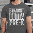 Straight Outta Pre-K Shirt Preschool Boy Girl Graduation Unisex Jersey T-Shirt