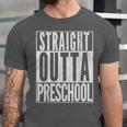 STRAIGHT OUTTA PRESCHOOL GIFT Grad Graduation Kids Unisex Jersey T-Shirt