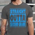 Straight Outta Second Grade Graduation Class Unisex Jersey T-Shirt