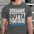 Straight Outta Third Grade Class Of 2019 Graduation Unisex Jersey T-Shirt