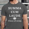 Summa Cum Laude Class Of 2025 Distinction Degree Graduation Unisex Jersey T-Shirt
