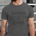 Sunshine Is For Plants Introverts Goth Gothic Gamers Unisex Jersey T-Shirt Sunshine Is For Plants Introverts Goth Gothic Gamers Unisex Jersey T-Shirt