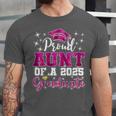 Super Proud Aunt Of 2025 Graduate Senior Graduation Family Unisex Jersey T-Shirt