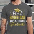 Super Proud Bonus Dad Of 2025 Graduate Graduation Family Unisex Jersey T-Shirt
