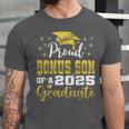 Super Proud Bonus Son Of 2025 Graduate Graduation Family Unisex Jersey T-Shirt