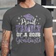 Super Proud Family Of 2026 Graduate Senior Graduation Family Unisex Jersey T-Shirt