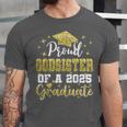 Super Proud Godsister Of 2025 Graduate Graduation Family Unisex Jersey T-Shirt
