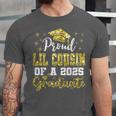 Super Proud Little Cousin Of 2025 Graduate Graduation Family Unisex Jersey T-Shirt