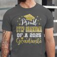 Super Proud Step Grandma Of 2025 Graduate Graduation Family Unisex Jersey T-Shirt