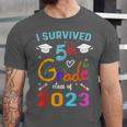 I Survived 5th Grade Graduation Class 2023 Elementary Unisex Jersey T-Shirt