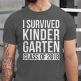I Survived Kindergarten Class Of 2018 Graduation Shirt Unisex Jersey T-Shirt