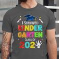 I Survived Kindergarten Graduation 2025 Graduate Boys Girls Unisex Jersey T-Shirt