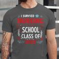 I Survived Nursing School Class Of 2025 Nurse Graduation Unisex Jersey T-Shirt