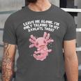 Im Only Talking To My Axolotl Today Salamander Introvert Unisex Jersey T-Shirt