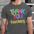 Thank You Teacher Appreciation Graduation Men Women Girls Kids Unisex Jersey T-Shirt