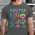 Tie Dye Happy Last Day Of School Graduation Teacher Student Unisex Jersey T-Shirt