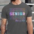 Tie Dye Senior 24 Class Of 2024 Seniors Graduation 24 Unisex Jersey T-Shirt