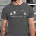 Torque Therapy Automotive Nostalgia Vintage Hotrod Car Unisex Jersey T-Shirt