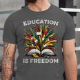 History Book Education Freedom Teacher Women Men Kids Unisex Jersey T-Shirt