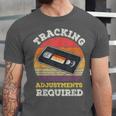 Tracking Adjustments Required Nostalgia VHS Retro Tape Unisex Jersey T-Shirt
