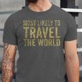 Travel Themed Graduation Tshirt Unisex Jersey T-Shirt
