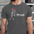 I Tried Christmas Introvert Unisex Jersey T-Shirt I Tried Christmas Introvert Unisex Jersey T-Shirt
