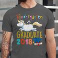 Unicorn Kindergarten Graduation Shirt Girls Unisex Jersey T-Shirt