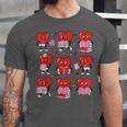 Valentines Day Librarian Heart Reading Book Women Men Kids Unisex Jersey T-Shirt