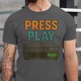VHS Cassette Retro Analog Nostalgia Theme Unisex Jersey T-Shirt