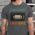VHS Cassette Tape Retro 80s 90s Nostalgia Unisex Jersey T-Shirt
