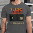 VHS Tape Nostalgia Old School Technology Humor Unisex Jersey T-Shirt