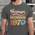 Vintage 1970 Birthday Retro Style 70's Born Nostalgia Outfit Unisex Jersey T-Shirt