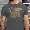 Vintage 1978 Retro Year Groovy 70s For Dad Nostalgia Unisex Jersey T-Shirt