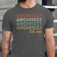 Vintage Architect Est 2018 Graduation 2018 Unisex Jersey T-Shirt