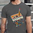 Vintage Cassette Tape And Pencil Nostalgia Party 70s 80s 90s Unisex Jersey T-Shirt Vintage Cassette Tape And Pencil Nostalgia Party 70s 80s 90s Unisex Jersey T-Shirt