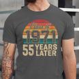 Vintage Class Of 1971 55 Years Later Reunion 55th Graduation Unisex Jersey T-Shirt