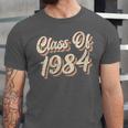 Vintage Class Of 1984 40th Reunion High School Graduation 84 Unisex Jersey T-Shirt