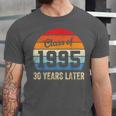 Vintage Class Of 1995 30 Years Later Reunion 30th Graduation Unisex Jersey T-Shirt