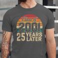 Vintage Class Of 2001 25 Years Later Reunion 25th Graduation Unisex Jersey T-Shirt