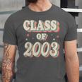 Vintage Class Of 2003 03 High School Graduation Unisex Jersey T-Shirt