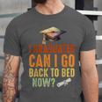 Vintage I Graduated Can I Go Back To Bed Now Graduation Unisex Jersey T-Shirt