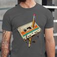 Vintage Pencil Rewind Cassette Tape Nostalgia Party 80s 90s Unisex Jersey T-Shirt