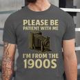 Vintage Please Be Patient With Me I'm From The 1900s Camera Unisex Jersey T-Shirt Vintage Please Be Patient With Me I'm From The 1900s Camera Unisex Jersey T-Shirt