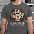 Vintage Portrait Photography Memory Nostalgia Vibe Unisex Jersey T-Shirt