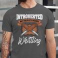 Whittling Hobby Woodcarve Introverted Wood Artist Whittler Unisex Jersey T-Shirt