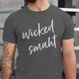 Wicked Smaht Boston Accent Graduation Unisex Jersey T-Shirt