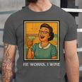 I Wine Housewife Retro Nostalgia Classic 1950s Vintage Humor Unisex Jersey T-Shirt I Wine Housewife Retro Nostalgia Classic 1950s Vintage Humor Unisex Jersey T-Shirt