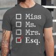 Women Lawyer Attorney Law School Graduation Lawyer Unisex Jersey T-Shirt