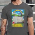 Women's Frutiger Aero Aesthetic Rainbow Glitch Art Unisex Jersey T-Shirt