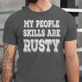 Women's My People Skills Are Rusty Introvert SPN Moments Unisex Jersey T-Shirt Women's My People Skills Are Rusty Introvert SPN Moments Unisex Jersey T-Shirt